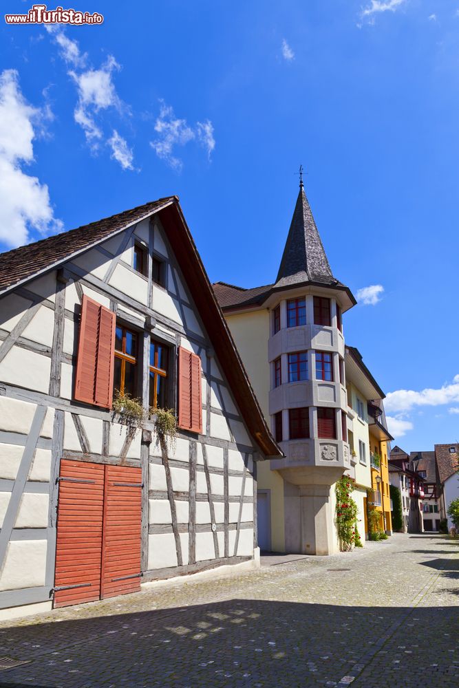 Immagine Una strada medievale a Stein Am Rhein in Svizzera