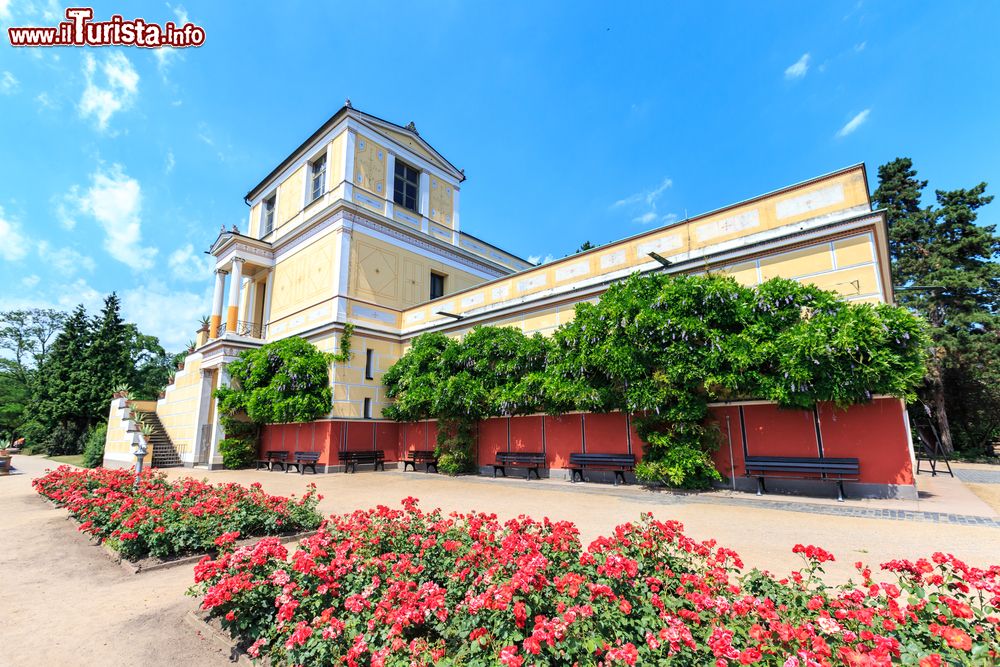 Immagine Una veduta del Pompejanum a Aschaffenburg, Germania. Questa bella riproduzione di una tipica villa romana venne costruita attorno al 1840 su richiesta di re Ludwig I°.