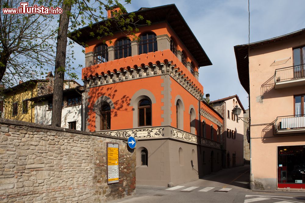 Immagine Una veduta della città vecchia di Sansepolcro, Arezzo, Toscana. Il centro storico si caratterizza per il susseguirsi di palazzi medievali, rinascimentali e di chiese decorate da affreschi.