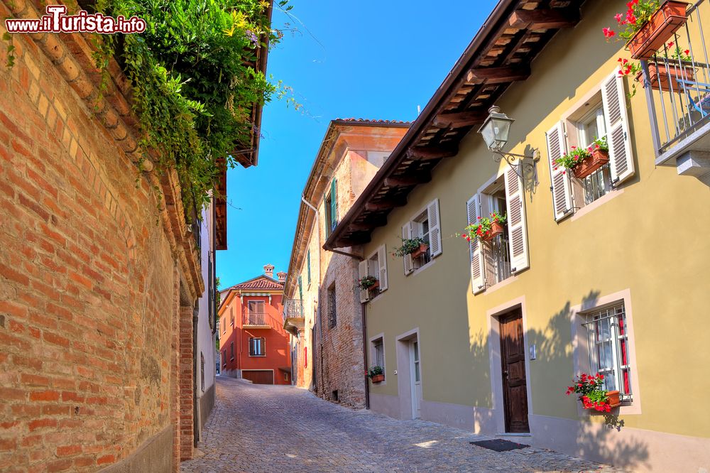 Immagine Una via del centro storico di Guarene in Piemonte.