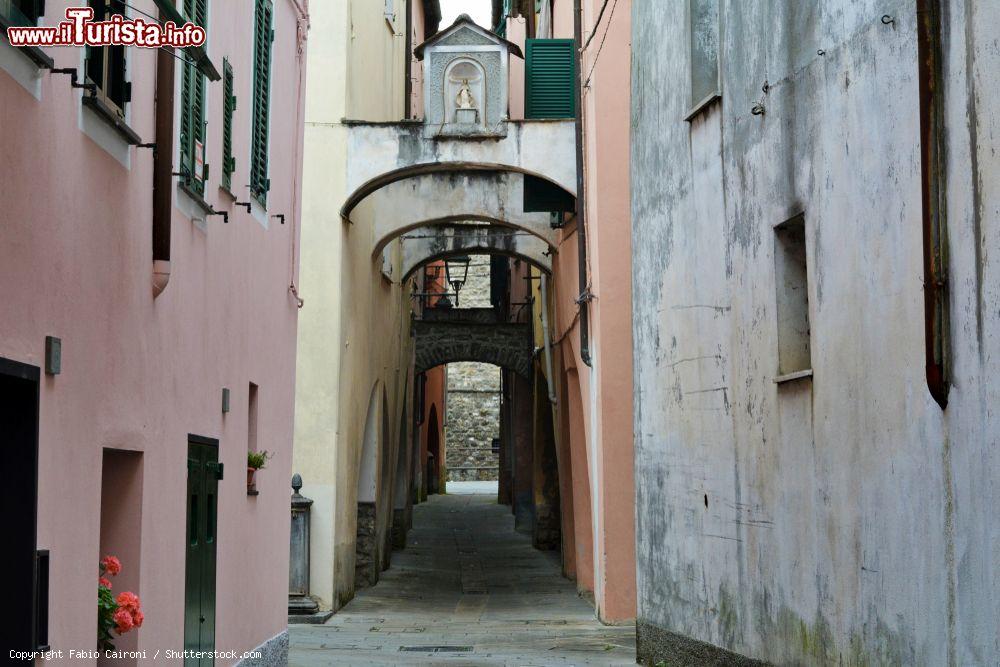 Immagine Una viuzza del centro storico di Varese Ligure, provincia di La Spezia - © Fabio Caironi / Shutterstock.com