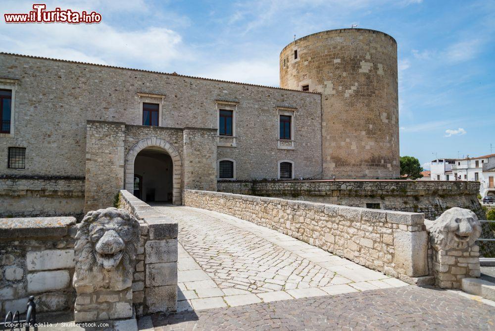 Immagine Uno scorcio del castello aragonese di Venosa, Basilicata - Venne costruito nel 1470 per volere del duca Pirro del Balzo nel luogo in cui sorgeva l'antica cattedrale e prima ancora un sistema di cisterne di epoca romana - © edella / Shutterstock.com