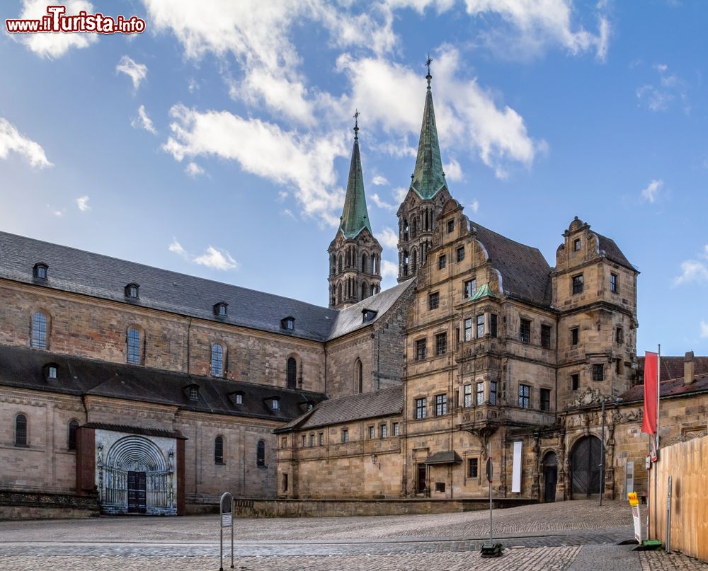 Immagine Uno scorcio di Piazza del Duomo a Bamberga, Germania.