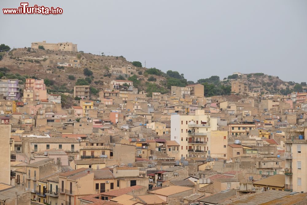 Immagine Veduta aerea fel cuore storico di Licata in Sicilia