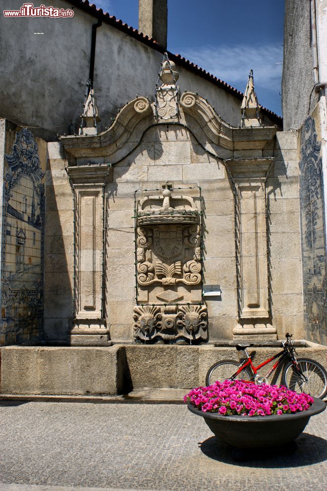 Immagine Veduta della bella fontana di Cano a Vinhais, Portogallo.