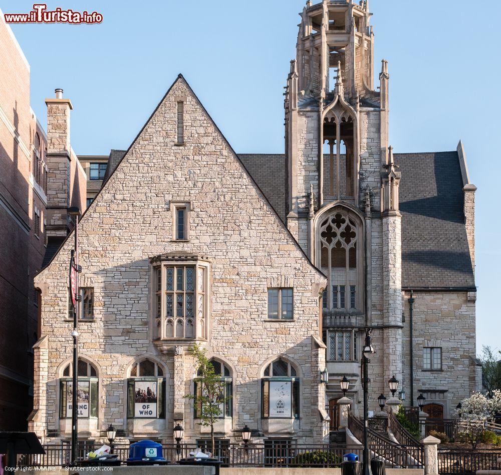 Immagine Veduta della Pres House a Madison (USA), una chiesa guidata da studenti e giovani professionisti. E' un importante esempio di architettura neogotica - © Avaniks / Shutterstock.com