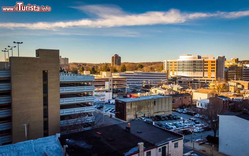 Immagine Veduta di Wilmington dal City Center Parking Garage, Delaware, Stati Uniti.