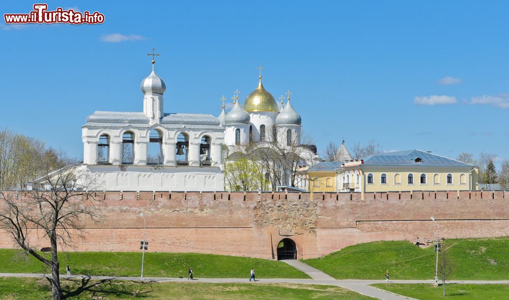 Immagine Veduta panoramica del Cremlino di Velikij Novgorod, Russia.