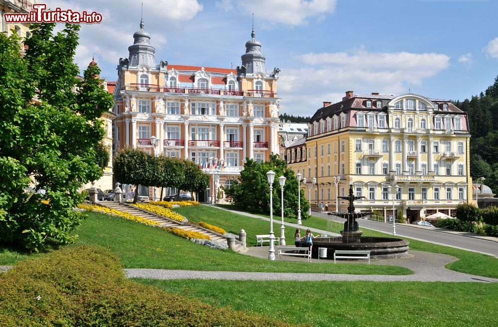 Immagine Veduta panoramica di Marianske Lazne, Boemia (Repubblica Ceca).