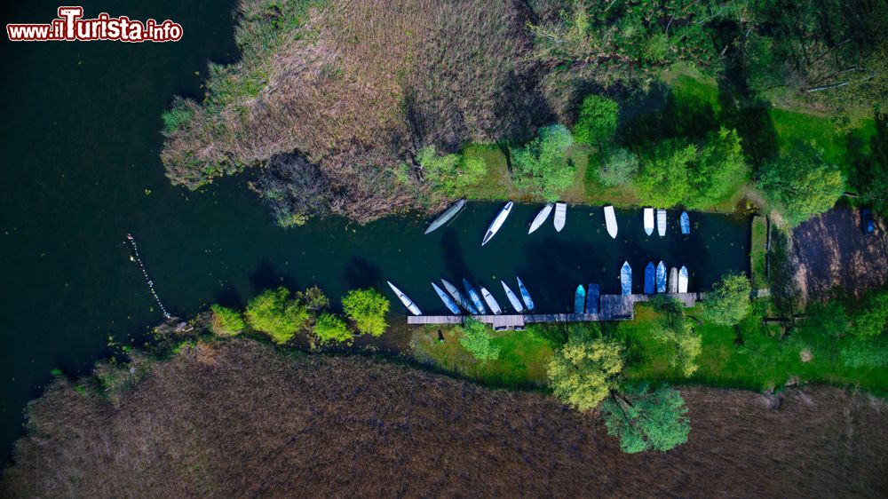 Immagine Vista aerea del porticciolo di Azzate, Lago di Varese