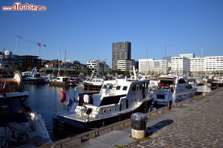 Immagine Willemdok, Anversa: siamo nella zona dell'Eilandje district. Questo è uno dei due bacini portuali creati da Napoleone nel XIX secolo.