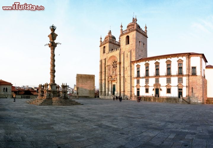 Immagine La cattedrale di Oporto, o Sé do Porto, è una tipica chiesa-fortezza medievale. Possente come un castello, sobria come ogni edificio romanico, è il luogo di culto più grande e importante della città ©  Vadim Petrakov / Shutterstock.com