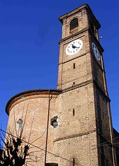 Immagine La torre campanaria di Brandizzo in Piemonte - © F Ceragioli - CC BY-SA 3.0, Wikipedia