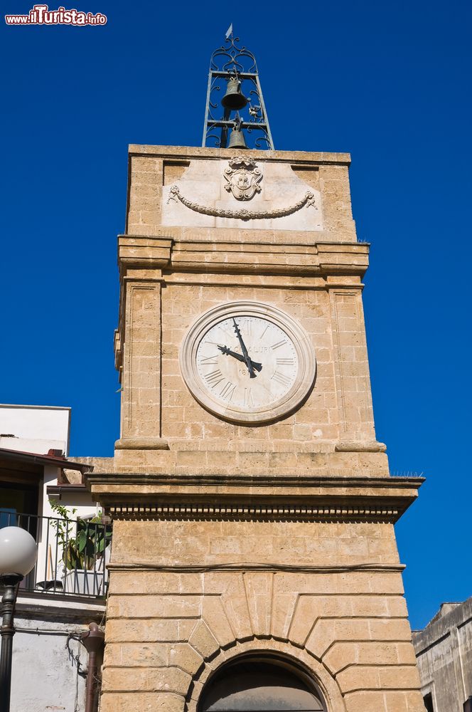 Immagine La torre dell'orologio di Manduria, Puglia, Italia.