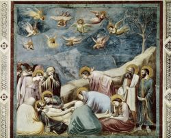 Un affresco di Giotto raffigurante la vita di Cristo all'interno della cappella degli Scrovegni a Padova - © AISA - Everett / Shutterstock.com