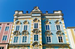 Case tipiche a Steyr Alta Austria, la città storica sul fiume Enns, non distante dal corso del Danubio, lungo la strada che da Vienna conduce a Salisburgo  - © Lisa S. / ...