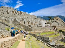 Complesso di Machu Picchu sulle Ande, Perù ...