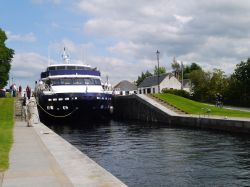 Fort William, Scozia: le chiuse di Neptune Staircase nelle Highlands.