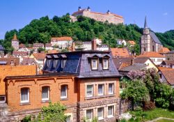 il castello di Plassenburg a Kulmbach, Baviera 