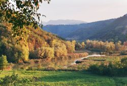 Il Lago di Quarto in Emilia Romagna, lungo la valle del Savio a sud di Sarsina - © Andrea.andreani - CC BY-SA 4.0, Wikipedia