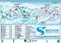 Mappa piste sci impianti Schia