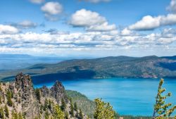 Newberry National Volcano Monument, Oregon, Usa. Gestito dal servizio forestale degli Stati Uniti, è stato creato nel 1990 per proteggere l'area attorno al vulcano Newberry - © ...