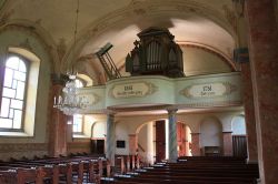 L'interno della chiesa evangelica di Trebesing ...