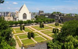 Cappella nel castello d'Angers, Francia. Il castello dei duchi d'Angiò sorge su un promontorio che domina la Maine. Fu Luigi IX° a fare costruite l'attuale palazzo nel ...