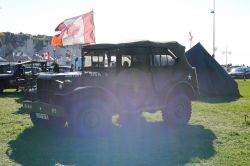 Commemorazione dello sbarco canadese nella città di Dieppe, Francia, in occasione della Seconda Guerra Mondiale. Una delle fuoristrada Jeep utilizzate dai soldati.



