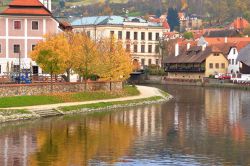 Abitazioni tipiche di Cesky Krumlov, Repubblica ...