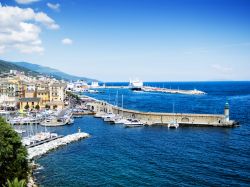 Fotografia dall'alto di Bastia, Corsica.



