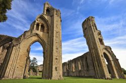 Glastonbury Abbey, il complesso monastico in rovina di Glastonbury in Inghilterra.