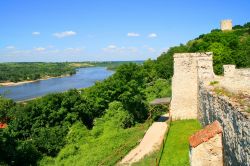 I bastioni dell'antica fortezza di Kazimierz Dolny (Polonia).
