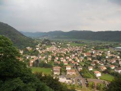 Il borgo di CIson di Valmarino, provincia di Treviso (Veneto).