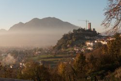 Il Castello di Gemona del Friuli, ricostruito dopo il terremoto del 1976