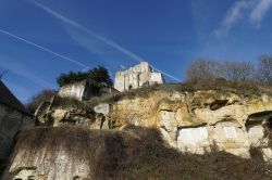Il castello di Montrichard, Francia: si tratta delle rovine di una fortezza del XI° secolo. 
