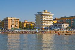 Il Lungomare di Bellaria e la spiaggia di Igea Marina in Emilia-Romagna.