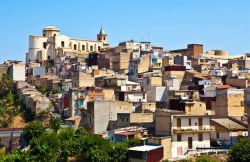 Il panorama del borgo di Francofonte in Sicilia
