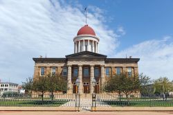 Il vecchio Campidoglio della città americana di Springfield, Illinois.
