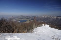 Impianto sciistico nei pressi del lago di Laceno, Avellino, Campania.

