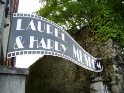 L'ingresso del nuvo  Museo dedicato a Stanlio e Ollio (Laurel and Hardy) a Ulverston - © www.laurel-and-hardy.co.uk