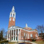 Ira Allen Chapel all'Università del Vermont a Burlington, Stati Uniti. Costruito fra il 1925 e il 1926, questo edificio ospitato nel campus della University of Vermont è stato ...