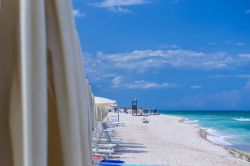 La bella spiaggia di Marotta nelle Marche, mar Adriatico