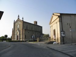 La chiesa di San Rocco a Valbona di Lozzo Atestino. Al santo è dedicata la sagra simbolo del borgo