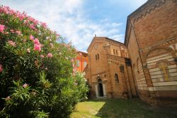 La chiesa di San Vitale e Agricola a Bologna, Emilia-Romagna. Consacrato nel 1641, questo edificio di culto accoglie al suo interno dipinti, sculture e un bell'irgano a canne.

