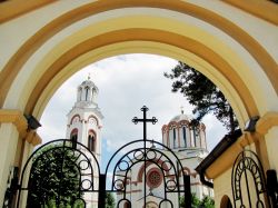 La chiesa di Sv. Trojice a Trstenik, Croazia.
