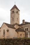 La chiesetta di Chazelle a Cormatin, Francia. Conosciuta anche come chiesa della vergine, è in stile romanico e dal 1926 fa parte dei monumenti storici nazionali - Ludovic Péron ...