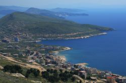 La costa sud dell'Albania nei pressi di Saranda