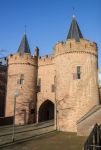 La porta Sabelspoort a Arnhem, Olanda. La Porta delle Sciabole, questo il significato in italiano, è oggi l'unica superstite delle fortificazioni medievali di Arnhem.
