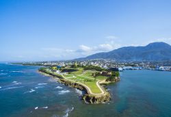 La Puntilla di Puerto Plata, Repubblica Dominicana, vista dall'alto.
